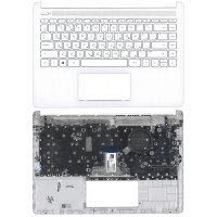 Клавиатура для HP 14S-DQ 14S-FQ топкейс белый