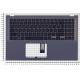 Клавиатура для ноутбука Asus X512 серая топ-панель