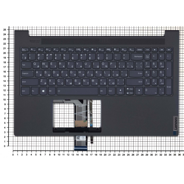 Клавиатура для Lenovo Yoga Slim 7-15IMH05 топкейс