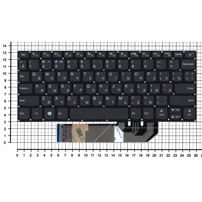 Клавиатура для Lenovo Yoga 120S-11IAP черная