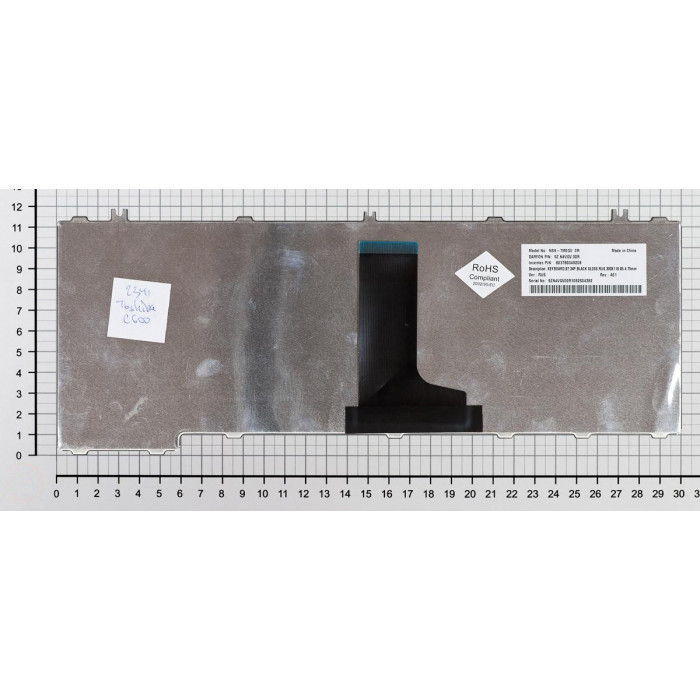 Клавиатура для ноутбука Toshiba Satellite L600, L630, L640, L645 черная 