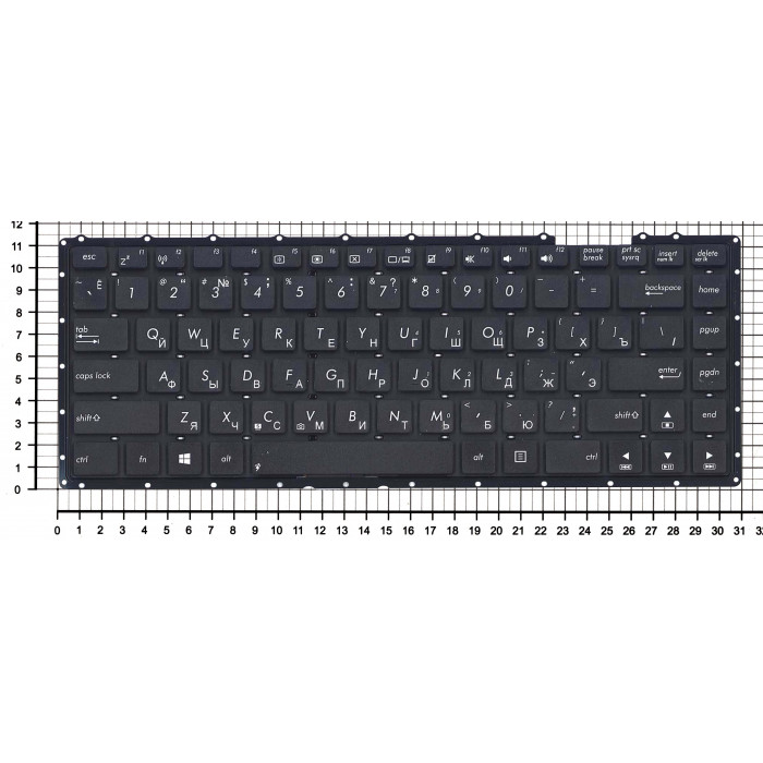 Клавиатура для Asus X451 X451CA черная