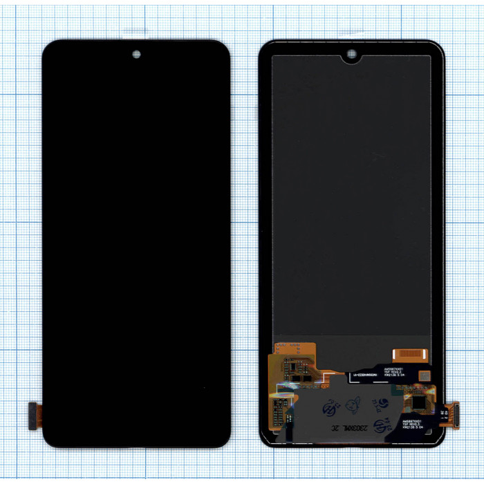 Дисплей для Xiaomi Redmi K40, K40 Pro, Mi 11i, Poco F3 в сборе с тачскрином (TFT) черный