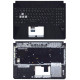 Клавиатура для Asus FX505 черная топ-панель с подсвтекой