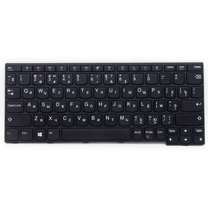 Клавиатура для ноутбука Lenovo Thinkpad Yoga 11e Gen 6 черная