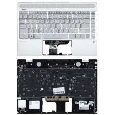 Клавиатура для HP Pavilion 13-AN топкейс серебро