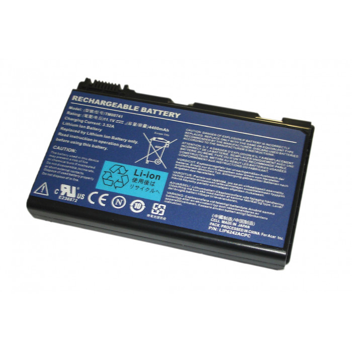 Аккумулятор для Acer TravelMate TM00741 7520 (GRAPE32) 11.1V 5200mAh OEM черная