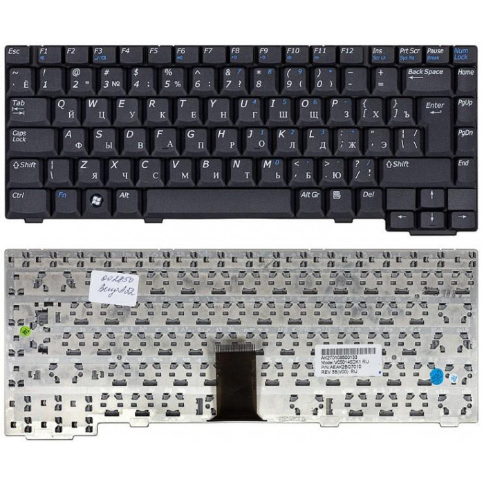 Клавиатура для Benq Joybook A52E A52 черная