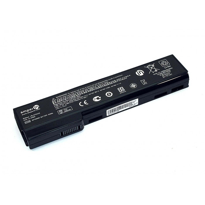 Аккумулятор Amperin для HP Compaq 6560b (HSTNN-LB2G) 10.8V 5200mAh AI-6560