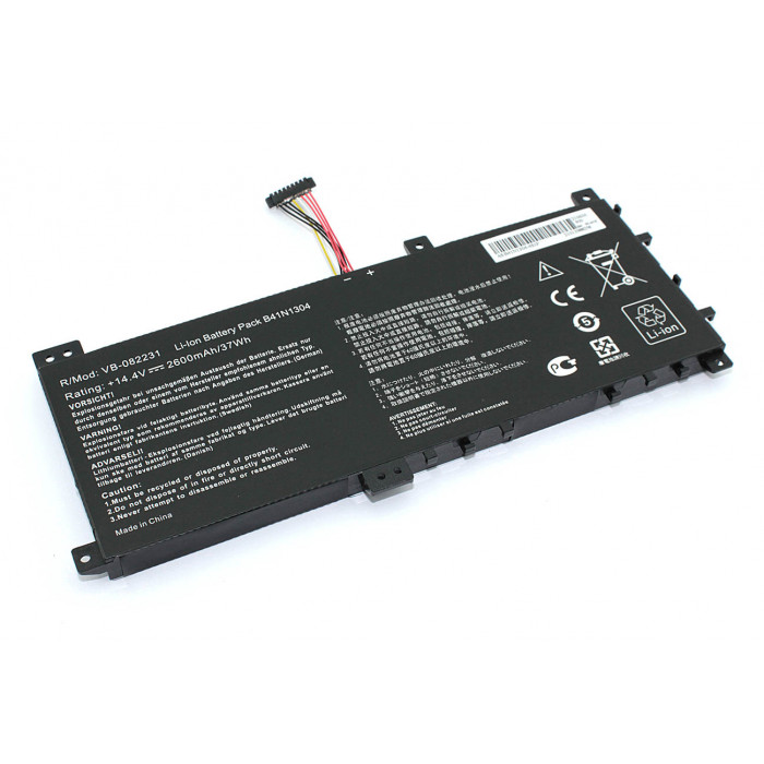 Аккумулятор для Asus V451 (B41N1304) 14.4V 2600mAh OEM