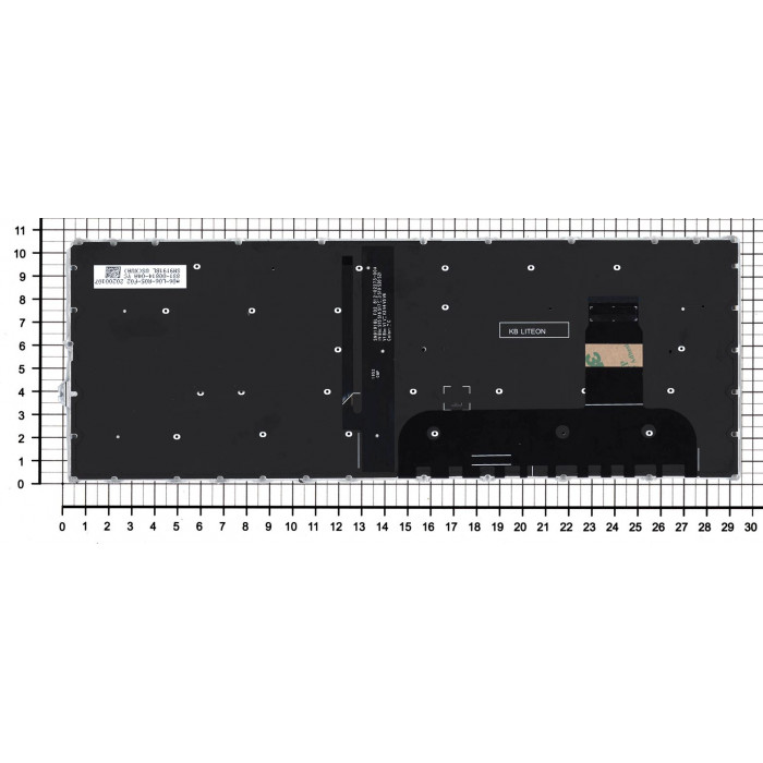 Клавиатура для HP Elitebook 745 G7 745 G8 черная с подсветкой, без указателя