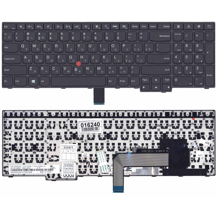 Клавиатура для Lenovo Thinkpad Edge E550 E550C E555 E560 E565 черная