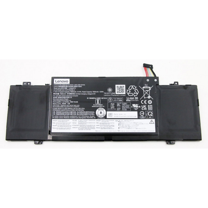 Аккумуляторная батарея для ноутбука Lenovo Yoga Slim Carbon-14ACN06 (L20M4PF2) 7.72V 61Wh