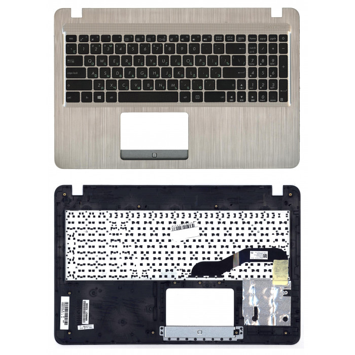 Клавиатура для Asus X540 топ-панель черная
