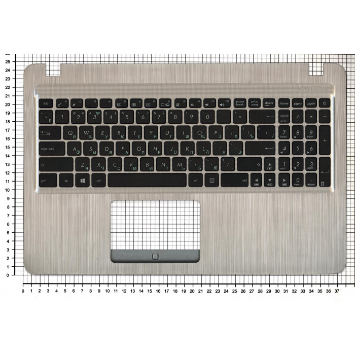 Клавиатура для Asus X540 топ-панель черная