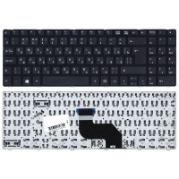 Клавиатура для ноутбука MSI CR640 CX640 черная c рамкой, большой (вертикальный) Enter