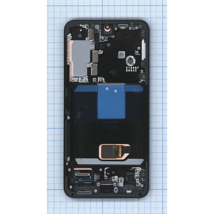 Дисплей для Samsung Galaxy S22 SM-S901B в сборе с тачскрином ServicePack серый (GH82-27520E)