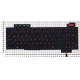 Клавиатура для Asus FX503 черная с красной подсветкой