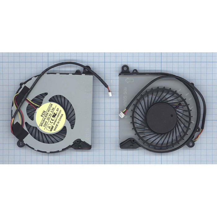 Кулер для ноутбука Clevo P651SE P651SG P650SA P650SE