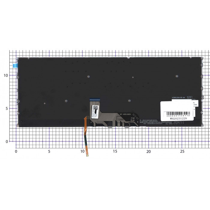 Клавиатура для ноутбука Lenovo Yoga Slim 9-14ITL05 черная