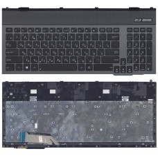 Клавиатура для Asus G55 G55V G55VW G57 G57V G57VW черная с рамкой и подсветкой