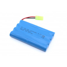 Аккумулятор Ni-Cd 9,6V 1400mAh AA Flatpack разъем Tamiya