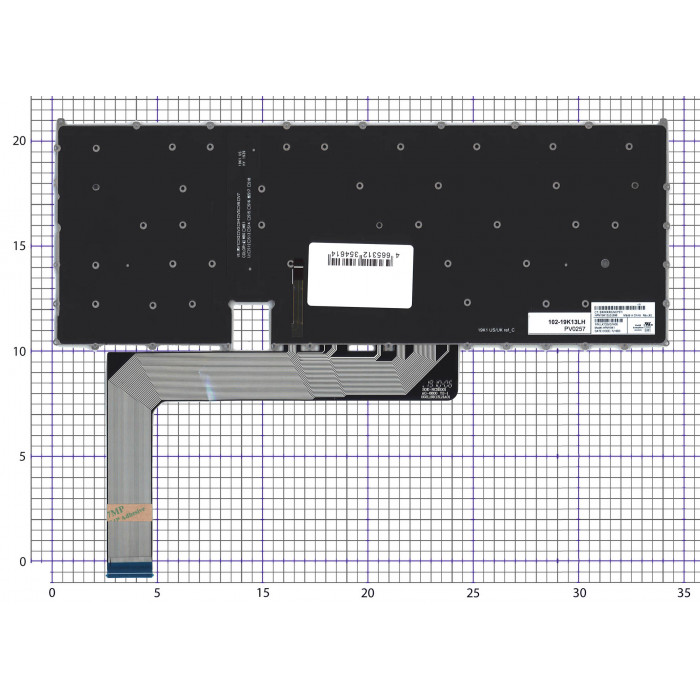 Клавиатура для ноутбука HP EliteBook x360 1040 G7 G8 черная