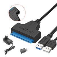Кабель-переходник для HDD SATA USB 3.0 с доп. питанием