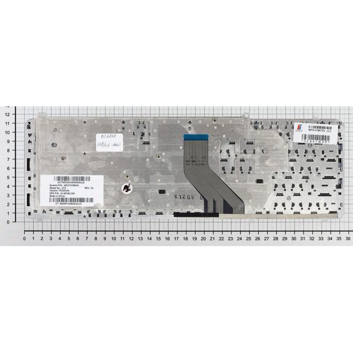Клавиатура для HP Pavilion DV6-1000 DV6-2000 серебристая