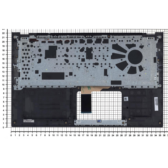 Клавиатура для ноутбука Asus X512 серая топ-панель