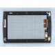 Сенсорное стекло (тачскрин) для Asus Eee Pad Slider SL101 черное с рамкой