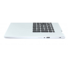 Клавиатура для ноутбука Acer Aspire A517-52 черная топ-панель серебристая