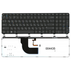 Клавиатура для HP Pavilion DV7-7000 черная с подсветкой с рамкой