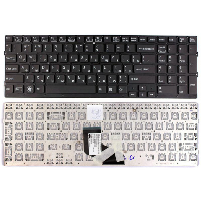Клавиатура для Sony Vaio VPC-F219fc VPC-F22 VPC-F23 черная 9Z.N6CLF.A01, 9Z.N6CBF.A0R