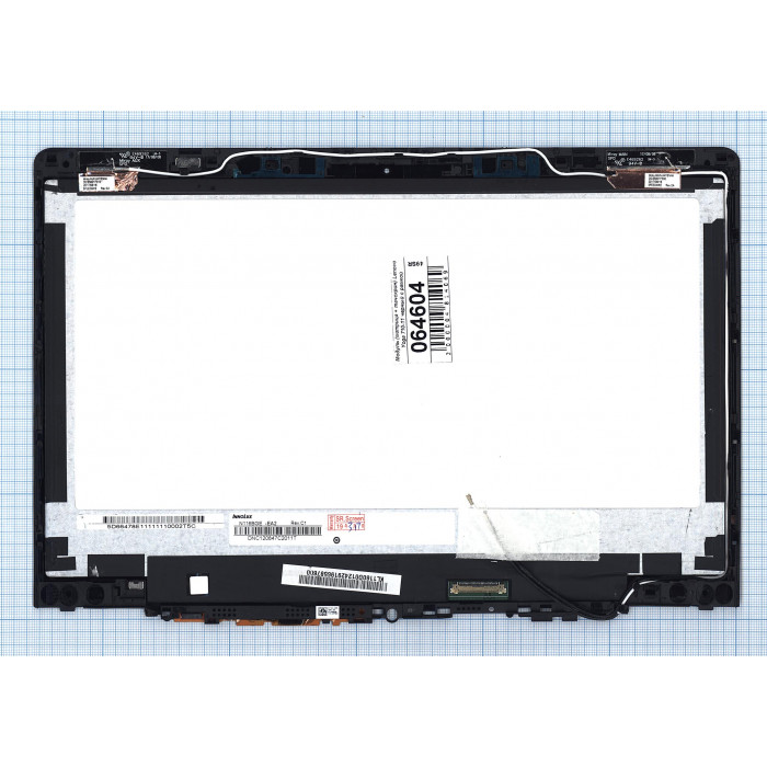 Модуль (матрица + тачскрин) для Lenovo Yoga 710-11IKB HD черный с рамкой
