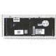 Клавиатура для HP ProBook 4425s черная с черной рамкой