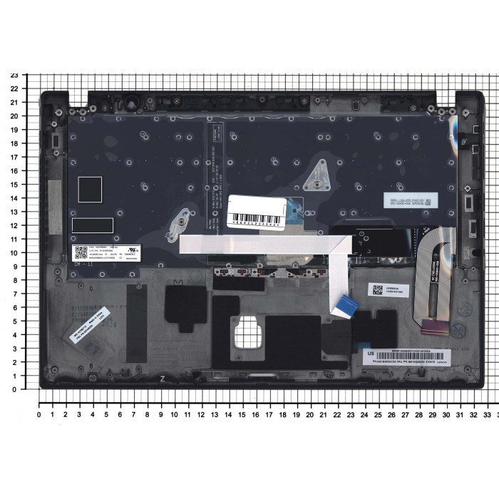 Клавиатура для Lenovo ThinkPad T490s Черный топкейс