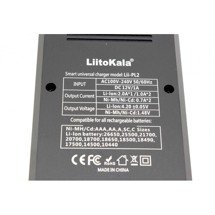 Зарядное устройство LiitoKala Lii-PL2 + CAR charger 12V