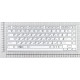 Клавиатура для Toshiba Satellite T230 T230D T235 T235D серебристая