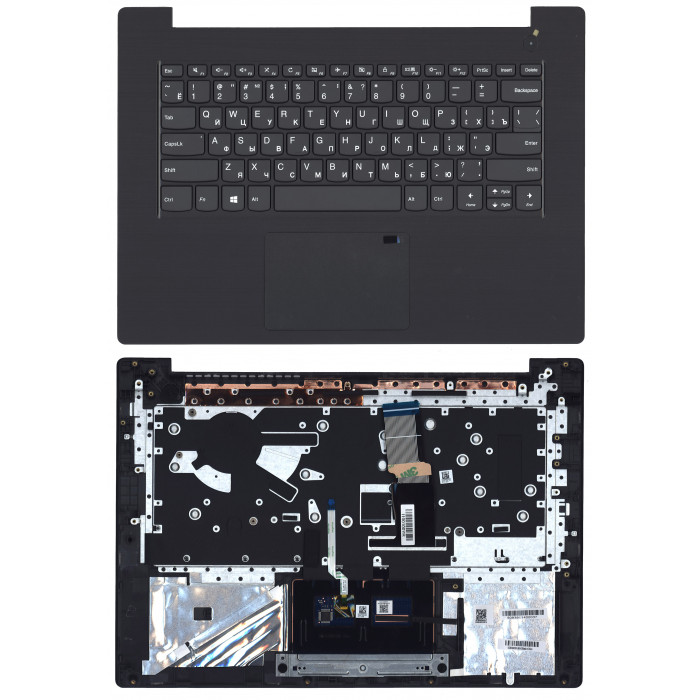 Клавиатура для Lenovo V330-14 топкейс темно-серый