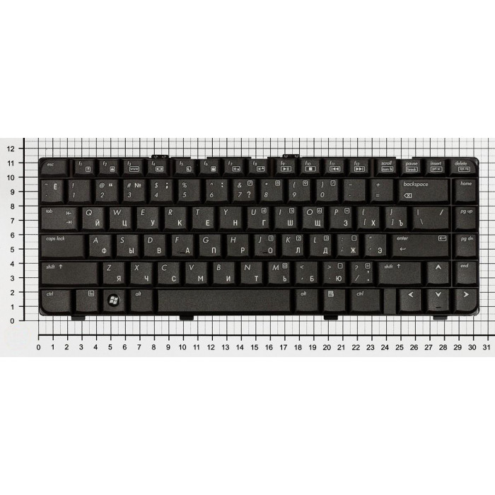 Клавиатура для HP Pavilion DV6000 черная