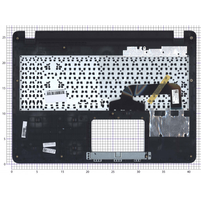 Клавиатура для Asus X507 X507U топкейс голубой