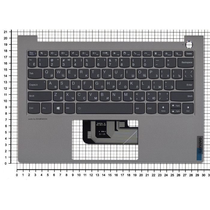 Клавиатура для Lenovo ThinkBook 13s G3 ACN топкейс