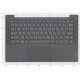 Клавиатура для ноутбука Lenovo Ideapad 5-14IIL05 топкейс Type-C черный