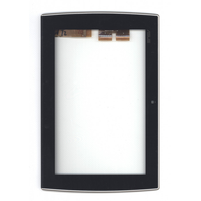 Сенсорное стекло (тачскрин) для Asus Eee Pad Slider SL101 черное с рамкой