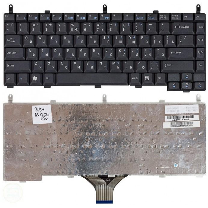 Клавиатура для Acer Aspire 1350 1510 черная