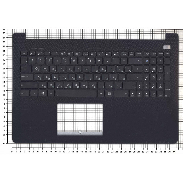 Клавиатура для Asus X502 топ-панель черная