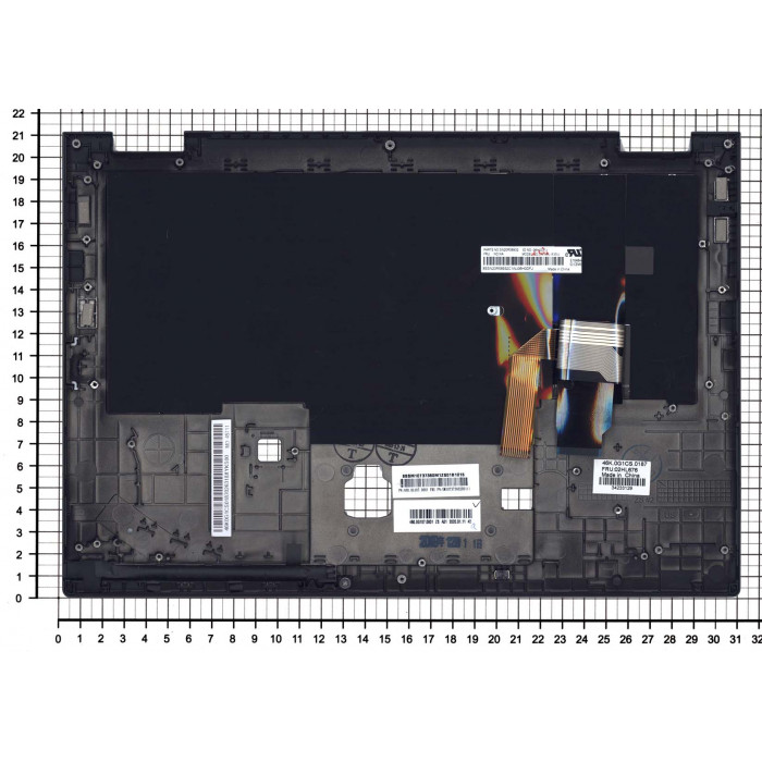 Клавиатура для Lenovo ThinkPad X390 Yoga топкейс v.2