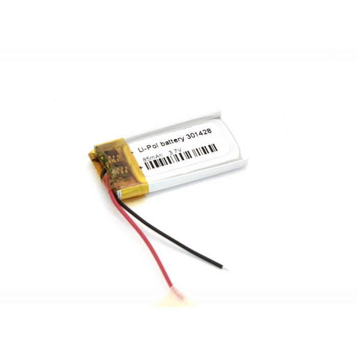 Аккумулятор Li-Pol (батарея) 3*14*28мм 2pin 3.7V / 85mAh