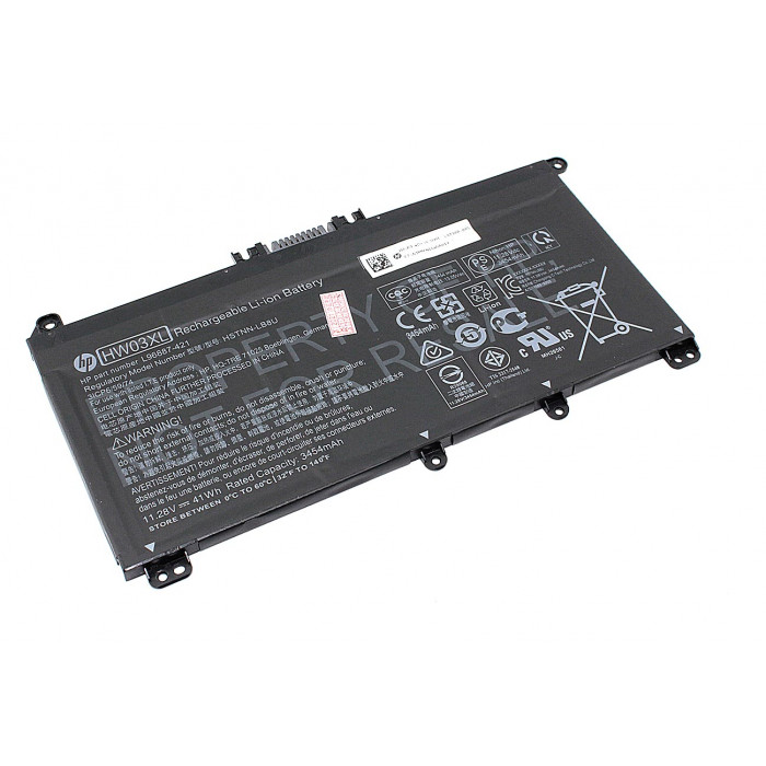 Аккумулятор для HP Pavilion 15-EG 15-EH (HW03XL) 11.34V 41.04Wh черная